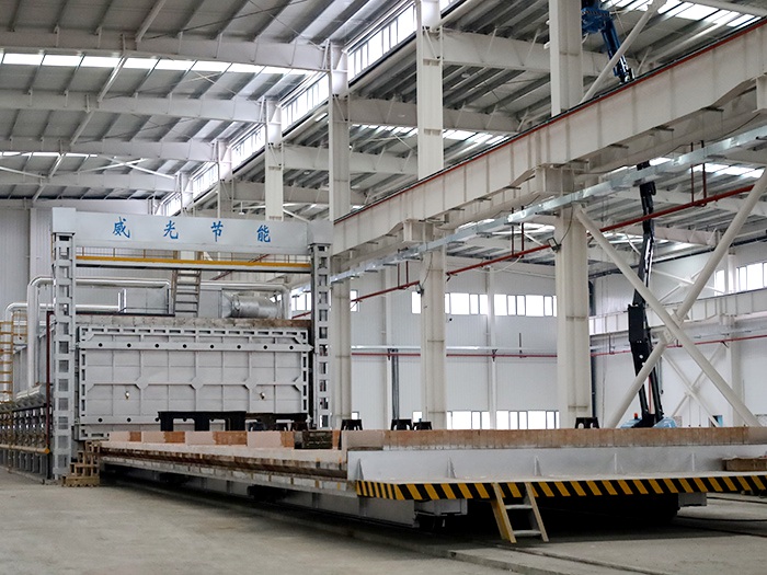 Heat Treatment Furnace: Processing chamber dimensions 35m*8m