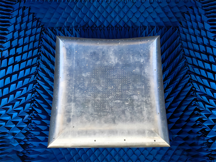 Large Rolled-Edge Reflector Compact Range Antenna Subsystem