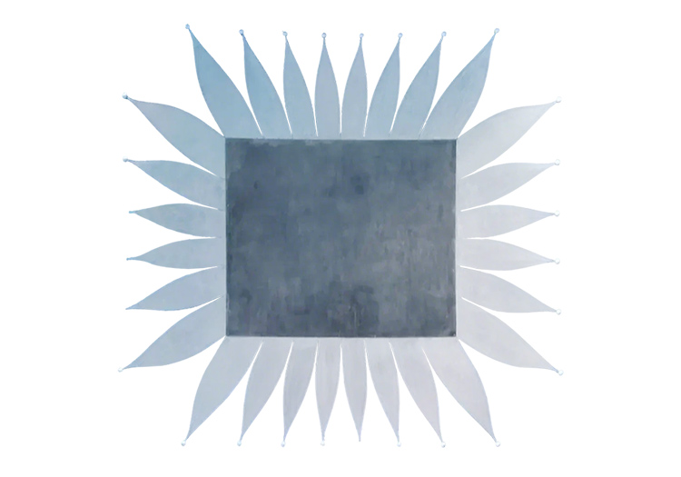 Large Serrated Reflector Compact Range Antenna Subsystem