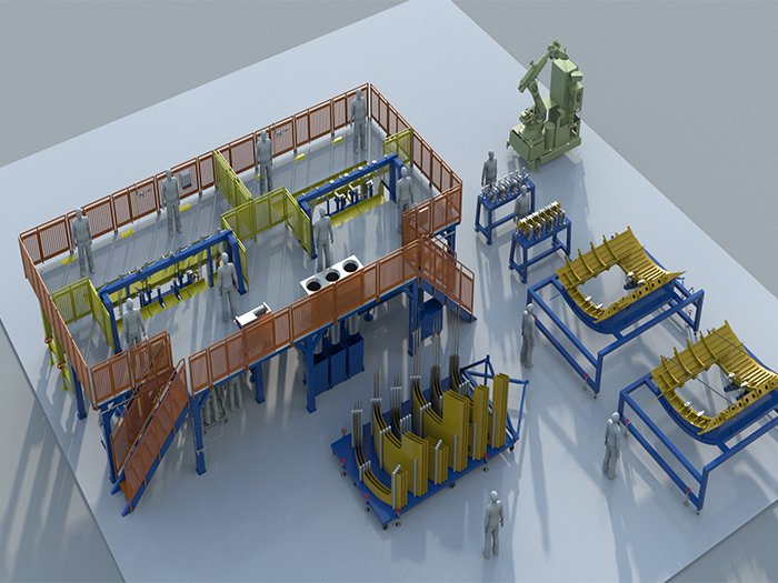 Automated Aircraft Subassembly Line